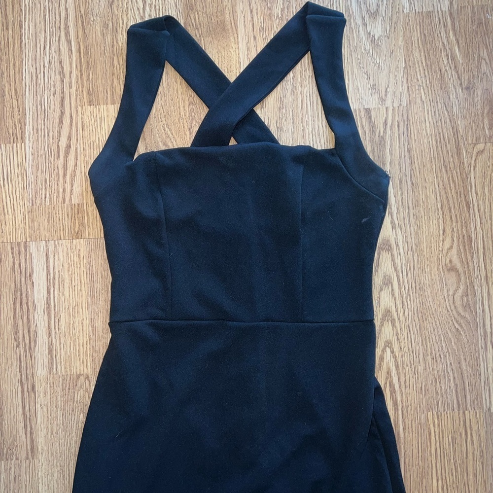 Lulus Glamorous Dedication Black Sleeveless Column Maxi Dress - Size S - Picture 4 of 8